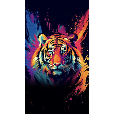 Tiger Painting Pop Art
